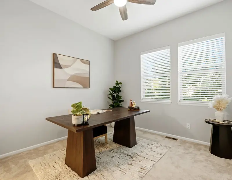 Staged office space